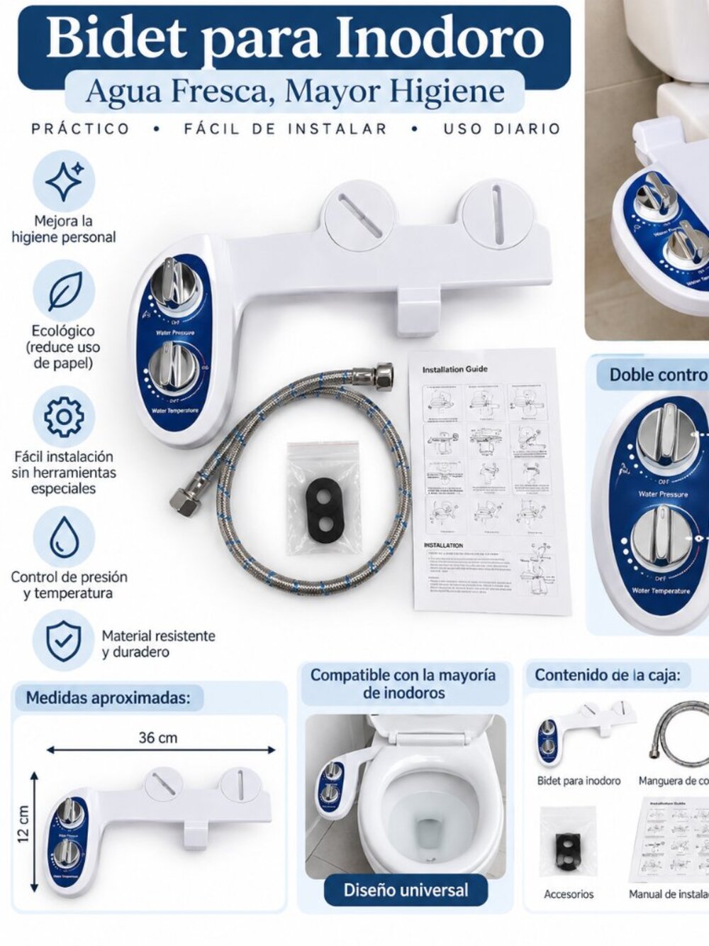 Bidé para Inodoro